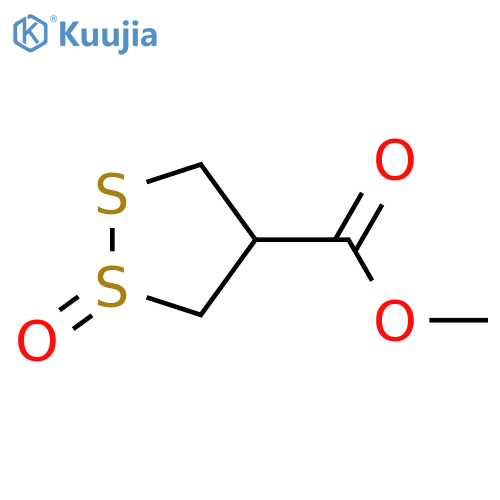 1,2-Dithiolane-4-carboxylic acid; Me ester, 1-oxide(trans-) structure