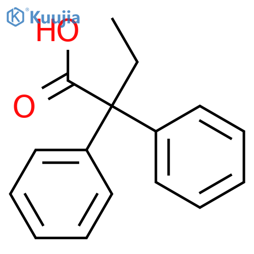 2,2-Diphenylbutyric Acid structure