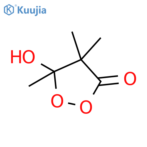 5-hydroxy-4,4,5-trimethyldioxolan-3-one structure