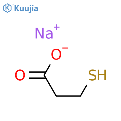 Propanoic acid, 3-Mercapto-, MonosodiuM salt structure