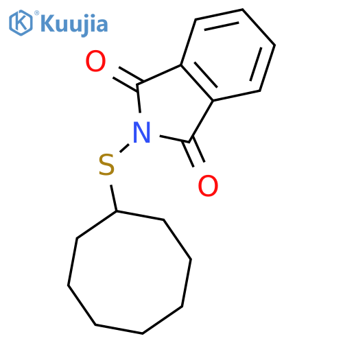 1H-Isoindole-1,3(2H)-dione, 2-(cyclooctylthio)- structure