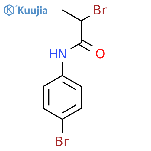 2-Bromo-N-(4-bromophenyl)propanamide structure