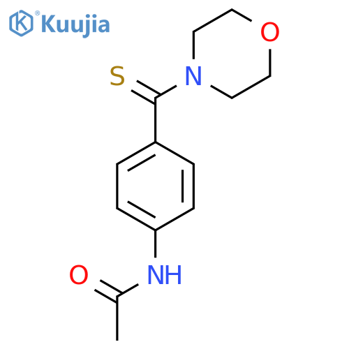 Acetamide, N-[4-(4-morpholinylthioxomethyl)phenyl]- structure
