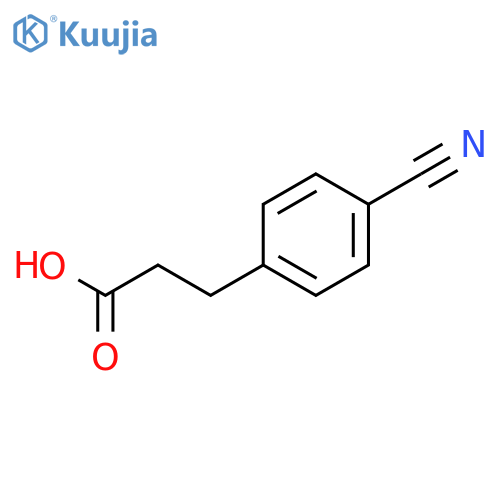 3-(4-Cyanophenyl)propanoic Acid structure