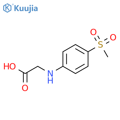 2-(4-Methanesulfonylphenyl)aminoacetic Acid structure