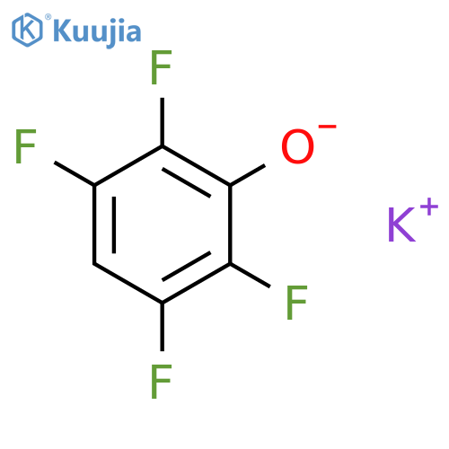 Potassium 2,3,5,6-tetrafluorophenolate structure