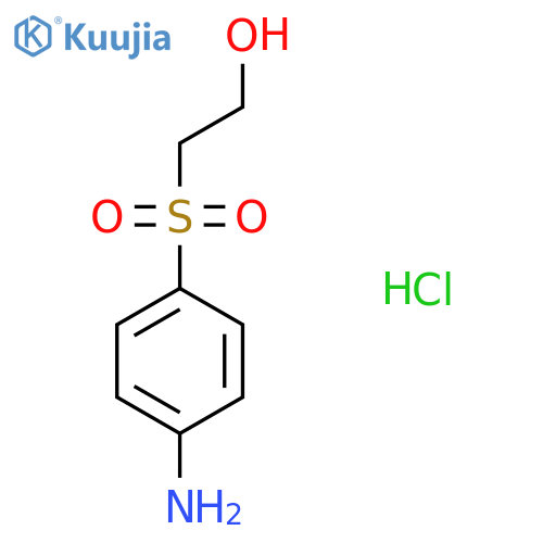 2-(4-Aminobenzenesulfonyl)ethan-1-ol hydrochloride structure