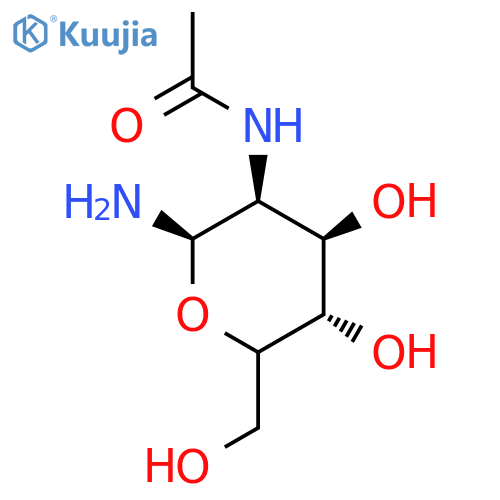 2-Acetamido-2-deoxy-b-D-glucosylamine structure