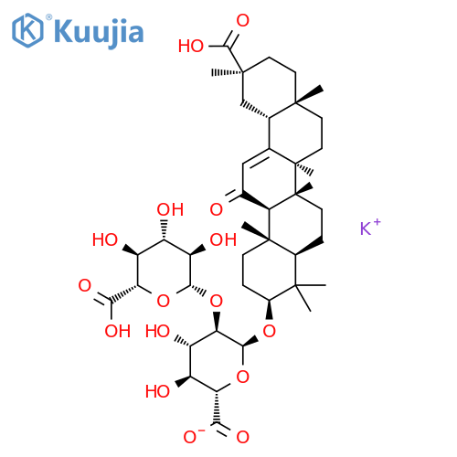 Monopotassium Glycyrrhizinate structure