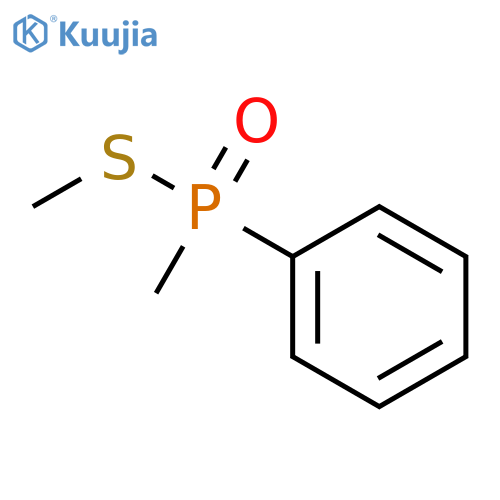 Phosphinothioic acid, methylphenyl-, S-methyl ester structure