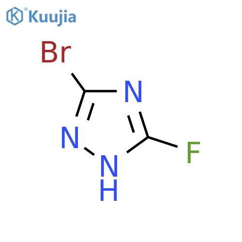 3-bromo-5-fluoro-1H-1,2,4-triazole structure