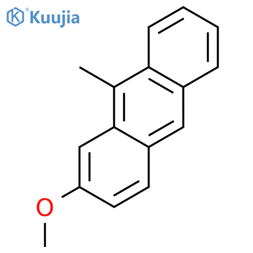 Anthracene, 2-methoxy-9-methyl- structure
