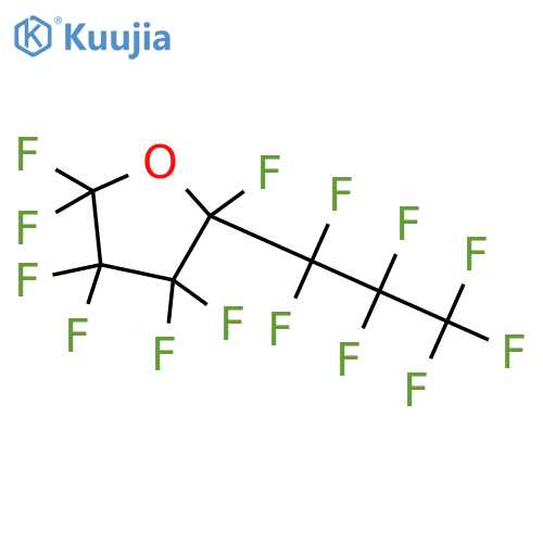 Furan, 2,2,3,3,4,4,5-heptafluoro-5-(heptafluoropropyl)tetrahydro- structure