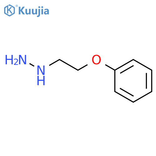 (2-phenoxyethyl)hydrazine hydrochloride structure