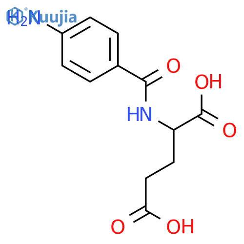 2-(4-Aminobenzoyl)aminopentanedioic acid structure