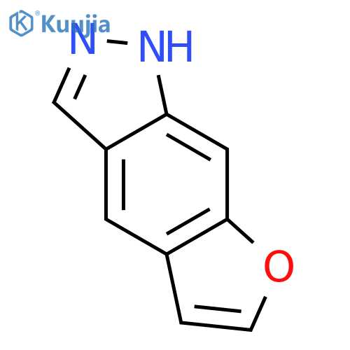 1H-Furo[3,2-f]indazole (9CI) structure