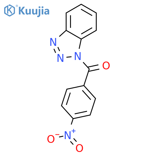 Benzotriazol-1-yl-(4-nitrophenyl)methanone structure