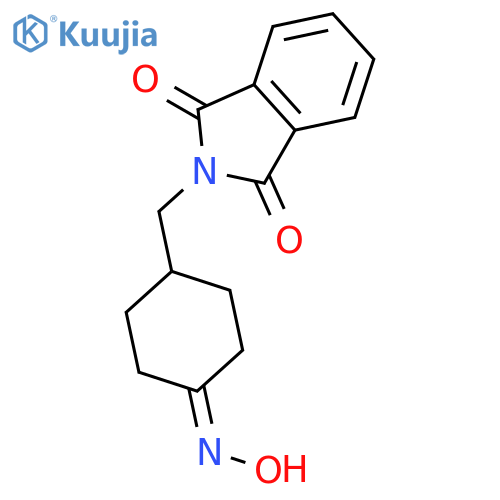 1H-Isoindole-1,3(2H)-dione, 2-[[4-(hydroxyimino)cyclohexyl]methyl]- structure