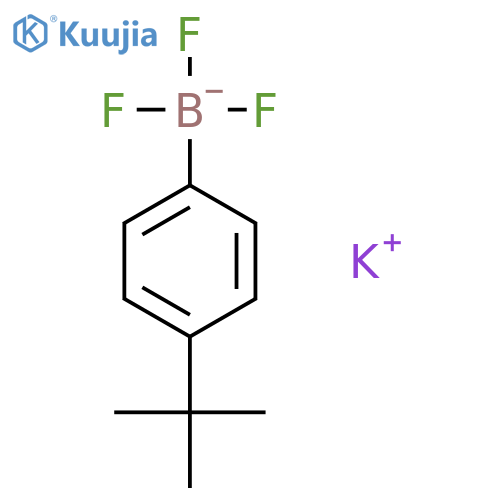 potassium (4-tert-butylphenyl)trifluoroboranuide structure