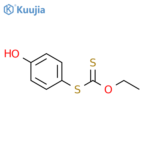 Carbonodithioic acid, O-ethyl S-(4-hydroxyphenyl) ester structure