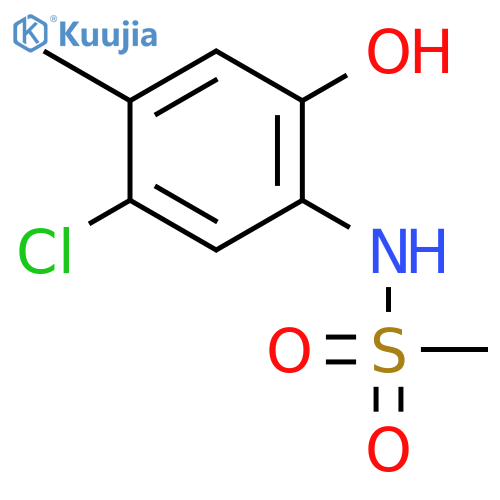 Methanesulfonamide, N-(5-chloro-2-hydroxy-4-methylphenyl)- structure