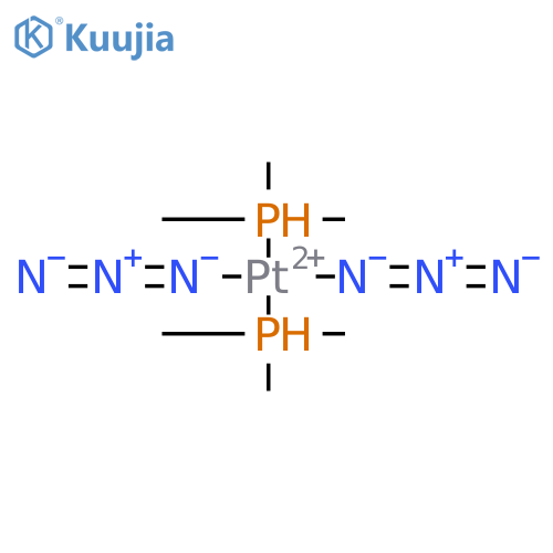 Platinum, diazidobis(trimethylphosphine)- structure