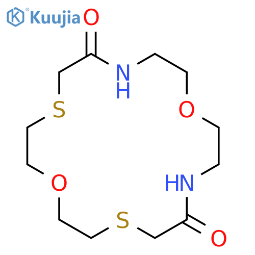 1,10-Dioxa-4,16-dithia-7,13-diazacyclooctadecane-6,14-dione structure