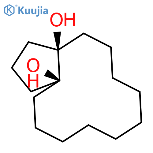 1H-Cyclopentacyclododecene-3a,13a-diol, dodecahydro-, cis- structure