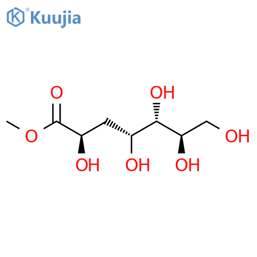 D-gluco-Heptonic acid, 3-deoxy-, methyl ester structure