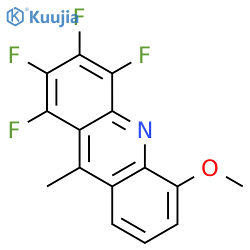 Acridine, 1,2,3,4-tetrafluoro-5-methoxy-9-methyl- structure