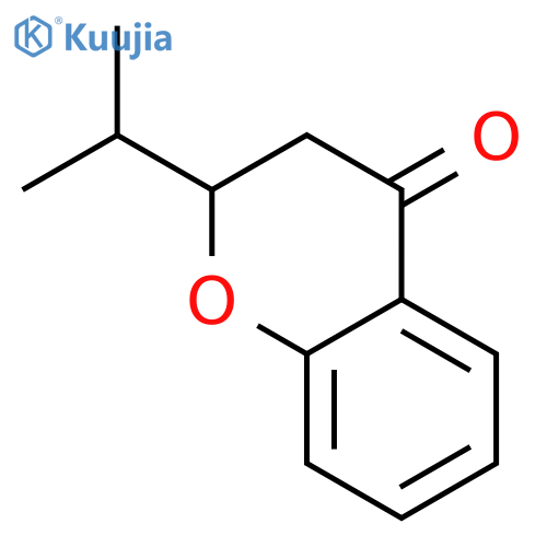 2-(propan-2-yl)-3,4-dihydro-2H-1-benzopyran-4-one structure
