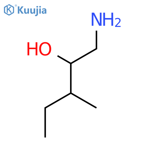 1-amino-3-methylpentan-2-ol structure