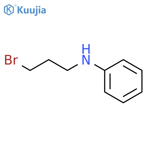 Benzenamine, N-(3-bromopropyl)- structure