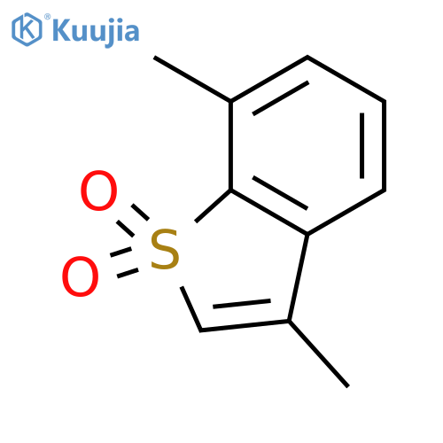 Benzo[b]thiophene, 3,7-dimethyl-, 1,1-dioxide structure