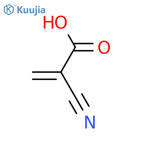 (2E)-3-cyanoprop-2-enoic acid structure