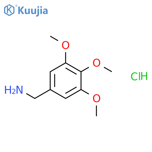 (3,4,5-trimethoxyphenyl)methanamine hydrochloride structure