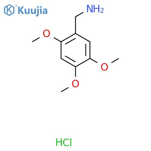 (2,4,5-Trimethoxyphenyl)methanamine hydrochloride structure