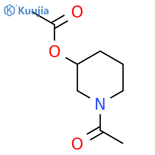 1-Acetylpiperidin-3-yl acetate structure