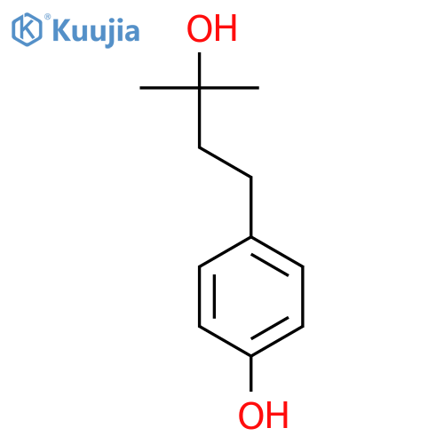 4-(3-hydroxy-3-methylbutyl)phenol structure