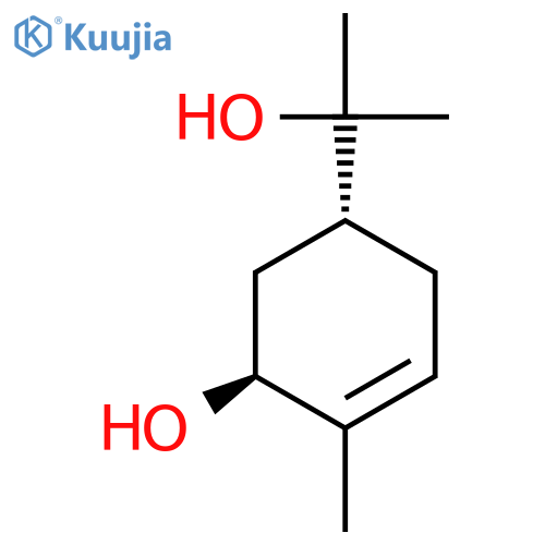 3-Cyclohexene-1-methanol,5-hydroxy-a,a,4-trimethyl-, (1R,5S)-rel- structure