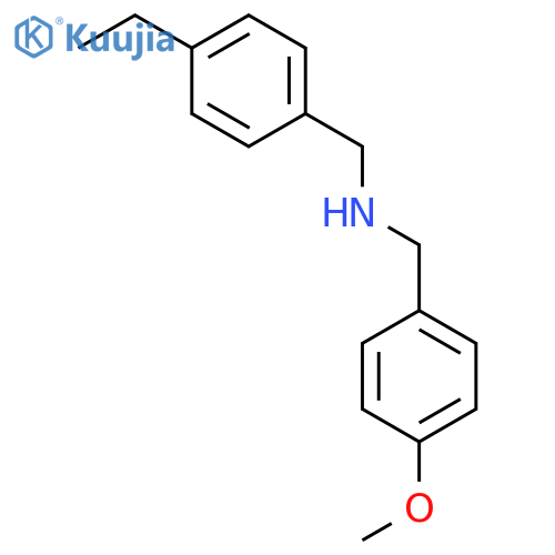 (4-Ethylbenzyl)(4-methoxybenzyl)amine structure