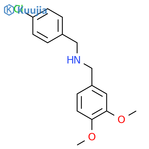 (4-Chlorobenzyl)(3,4-dimethoxybenzyl)amine structure