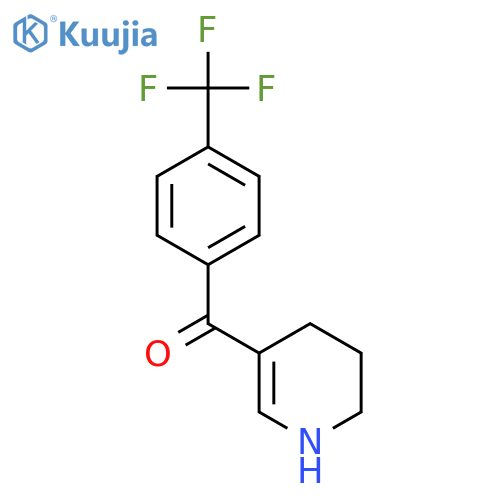 Methanone, (1,4,5,6-tetrahydro-3-pyridinyl)[4-(trifluoromethyl)phenyl]- structure