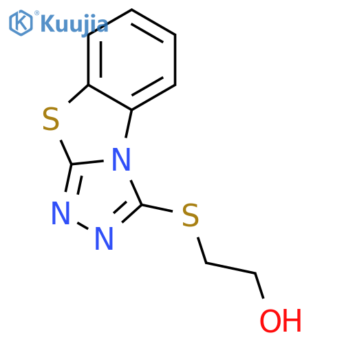 2-(1,2,4Triazolo3,4-b1,3benzothiazol-3-ylthio)ethanol structure