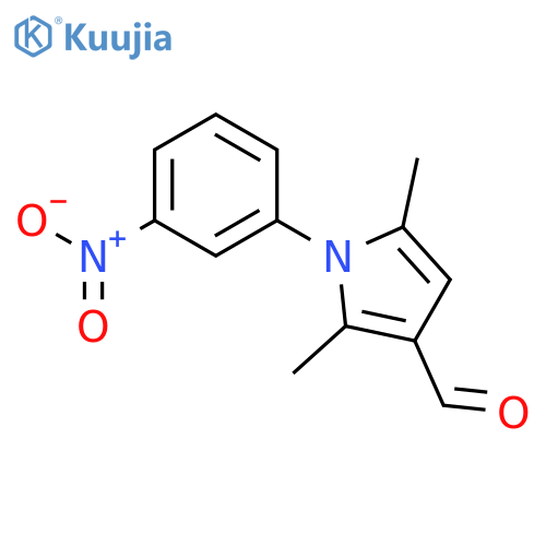 2,5-DIMETHYL-1-(3-NITROPHENYL)-1H-PYRROLE-3-CARBALDEHYDE structure