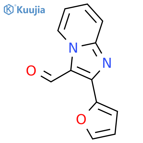 Imidazo[1,2-a]pyridine-3-carboxaldehyde, 2-(2-furanyl)- structure
