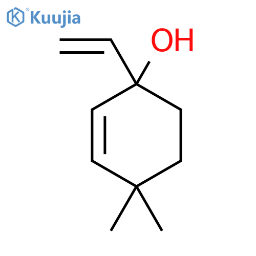1-Ethenyl-4,4-dimethylcyclohex-2-en-1-ol structure