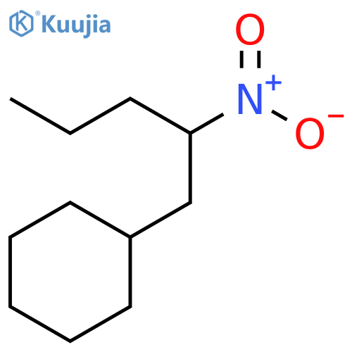 Cyclohexane, (2-nitropentyl)- structure
