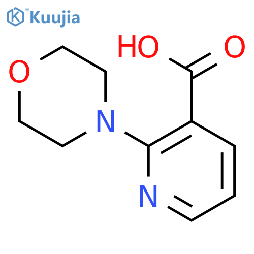 2-(morpholin-4-yl)pyridine-3-carboxylic acid structure