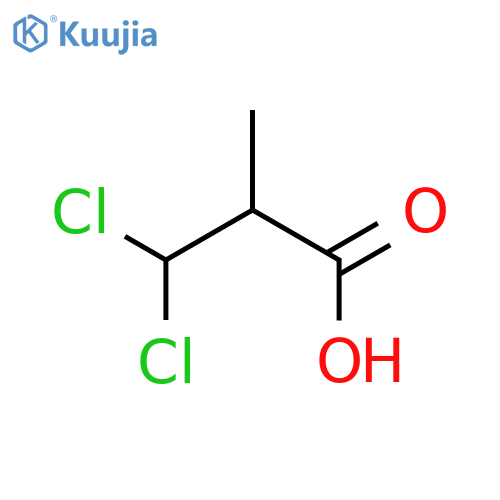 Propanoic acid, 3,3-dichloro-2-methyl- structure